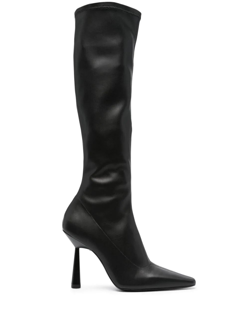 pointed-toe 115mm leather boots | Farfetch Global