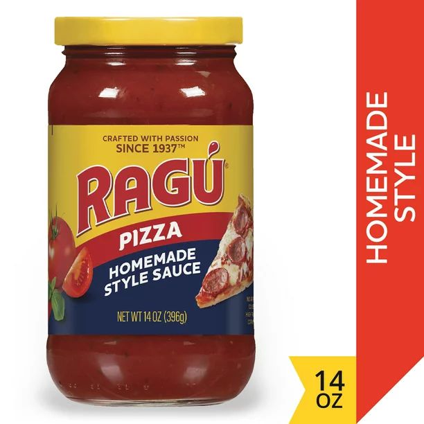 Ragu Homemade Style Pizza Sauce, Perfect for Quick and Easy Italian Pizza at Home, 14 OZ | Walmart (US)