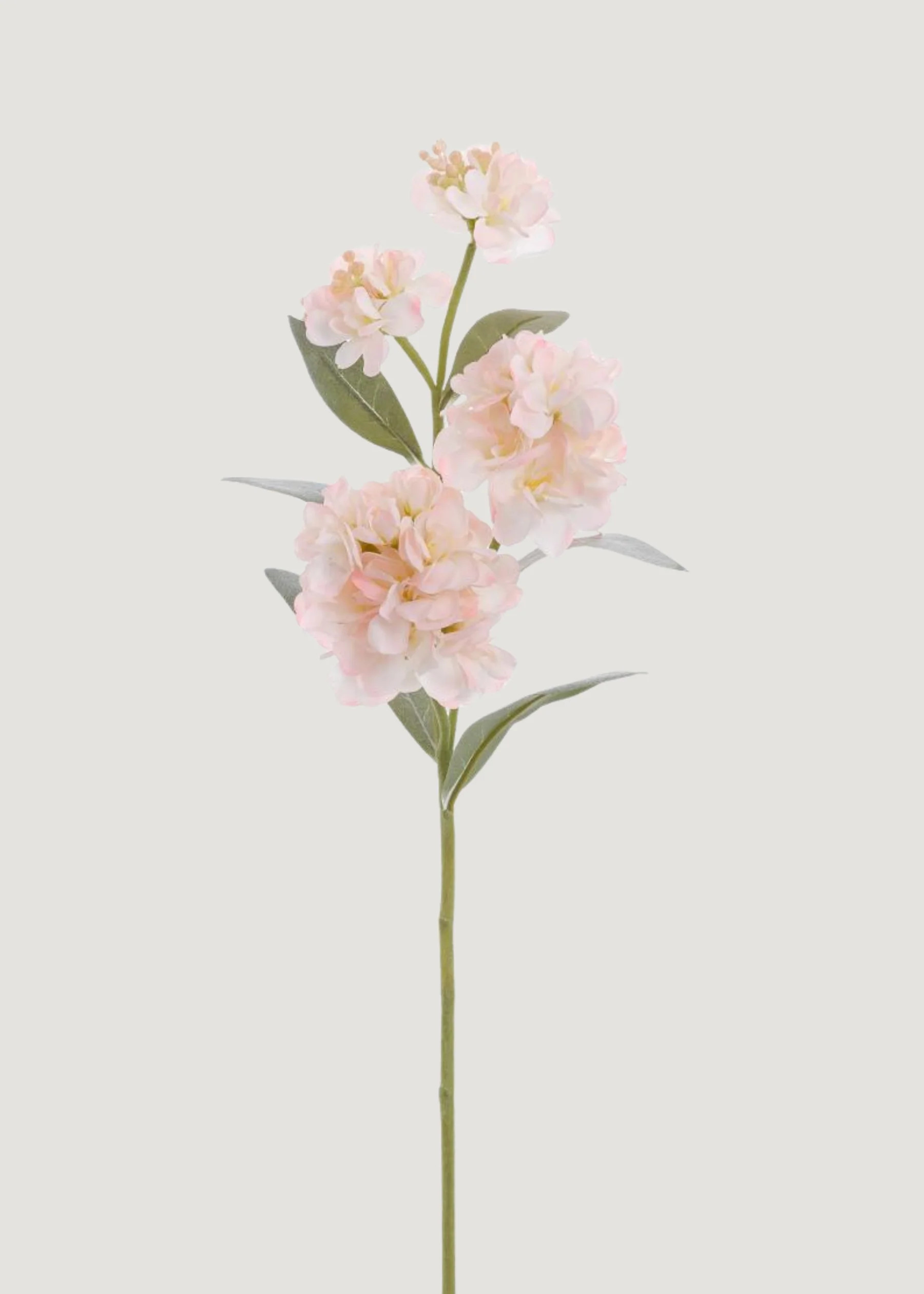 Artificial Pink Blush Real Touch Stock Flower Stem - 21" | Afloral