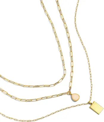 Set of 3 Pendant Necklaces | Nordstrom