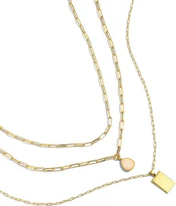 Madewell Set of 3 Pendant Necklaces | Nordstrom | Nordstrom Canada