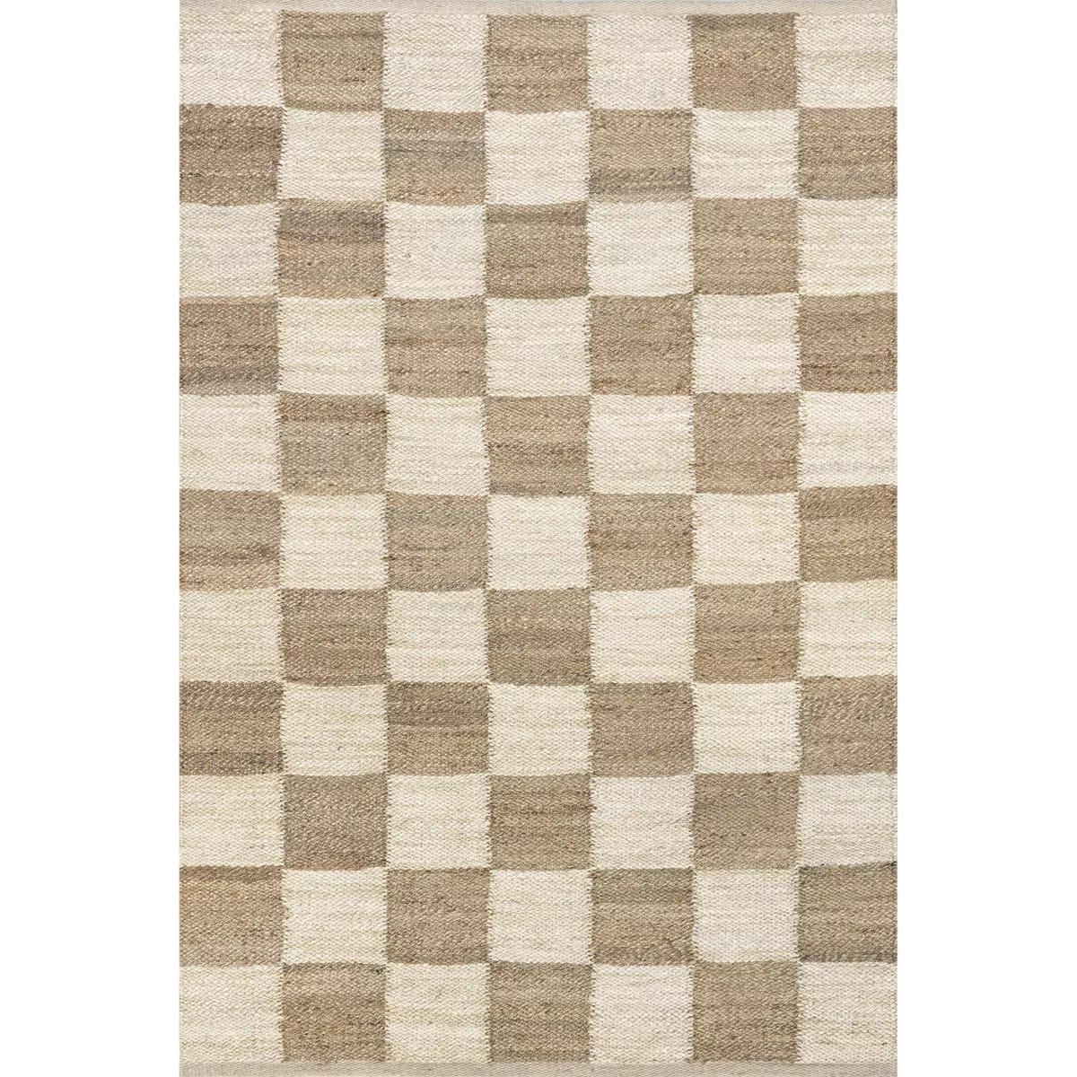 Christana Traditional Checkered Jute Area Rug | Target