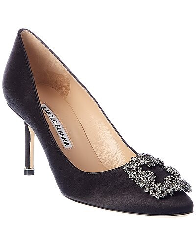 Manolo Blahnik Hangisi 70 Satin Pump | Ruelala
