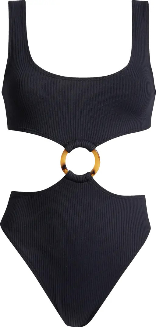 MONTCE Ky Rib Cutout One-Piece Swimsuit | Nordstrom | Nordstrom