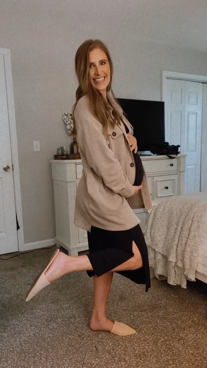 Transitional Outfits 
Fall Outfits
Bump friendly
Pregnancy friendly
Maternity
Midi dress
Shacket
Mock neck sweater
Brown booties
Suede booties
Bum bag
Lululemon dupe
Belt bag
Black belt bag


#LTKSale #LTKSeasonal #LTKbump