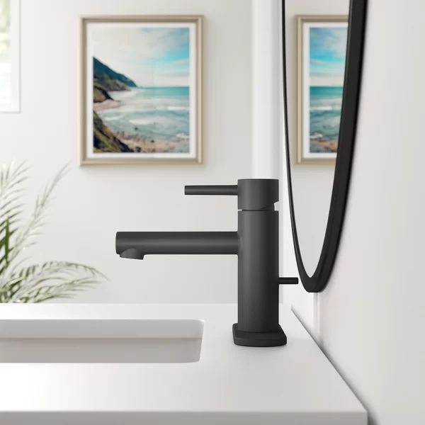6190BL Align Single Hole Bathroom Faucet with Drain Assembly | Wayfair North America