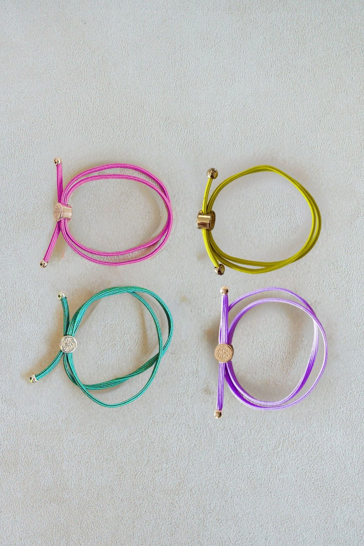 Skinny Hair Tie Set In Dark Neutral | Smith and Co. Jewel Design