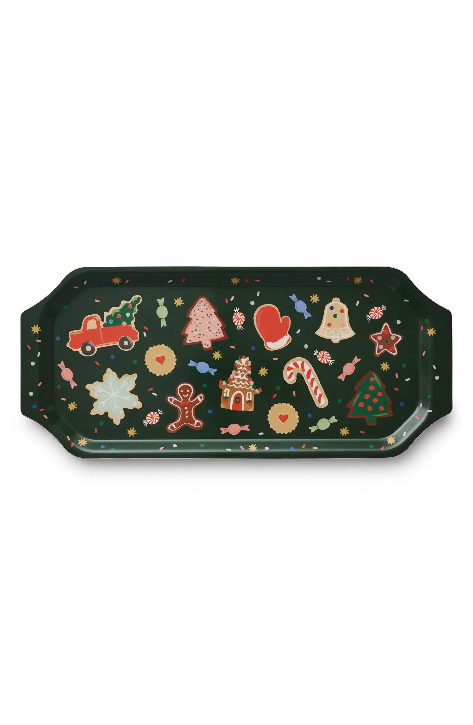 Rifle Paper Co. Christmas Cookies Oblong Tray | Nordstrom | Nordstrom