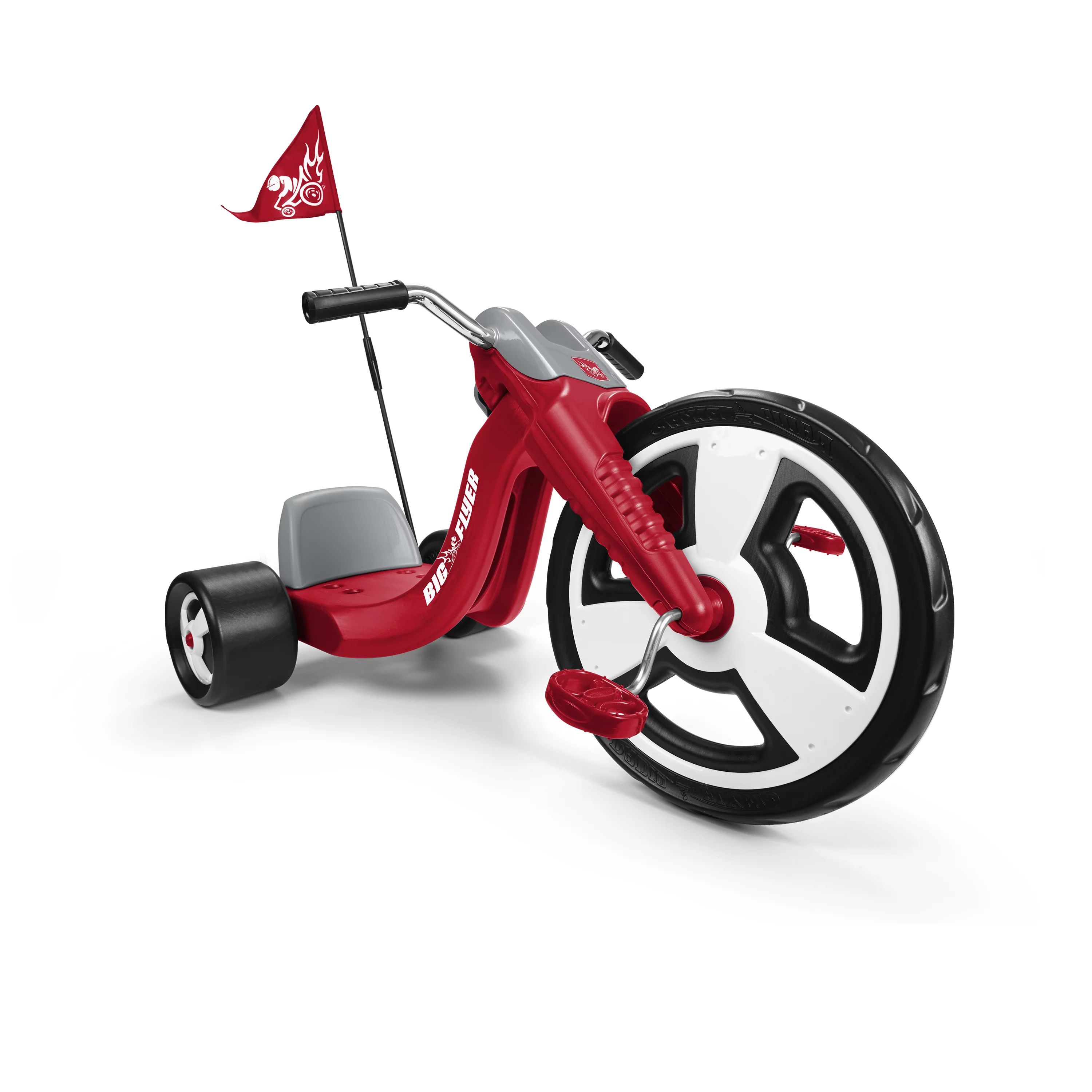 Radio Flyer Big Sport Chopper Tricycle 16 Inch Front Wheel, Red - Walmart.com | Walmart (US)