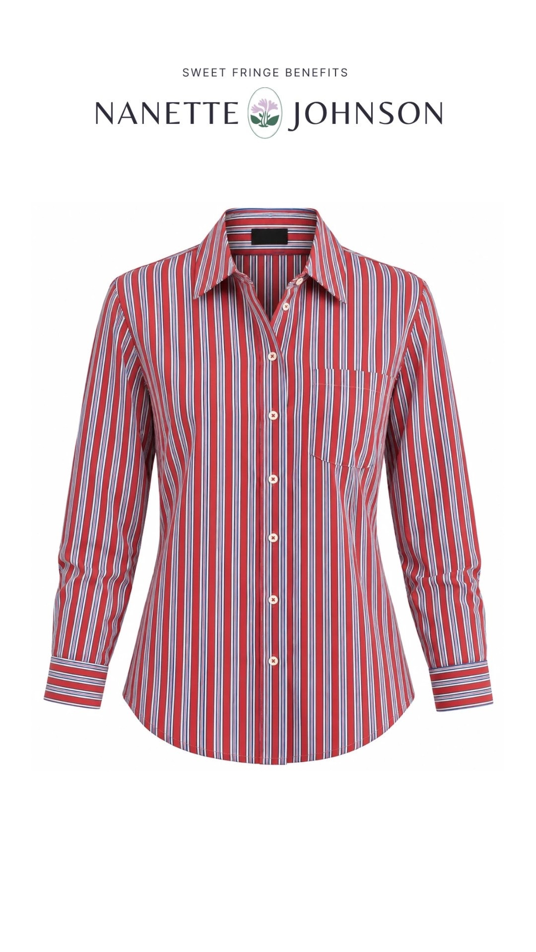 This week’s best-selling top is such a fun one. That red and blue stripe gives it a little personality while still being easy to wear with jeans or pants.

#LTKWorkwear #LTKTravel #LTKOver40