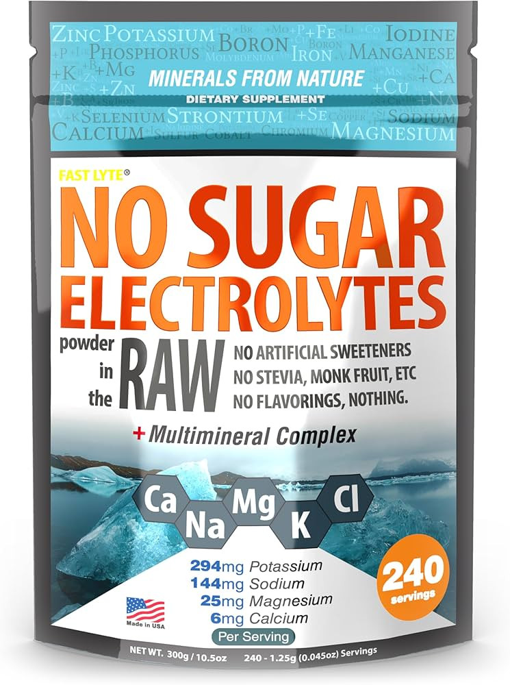 No Sugar Electrolytes Powder in The Raw | Mix in Coffee, Soup, Juice, Water, Smoothies, Broth, An... | Amazon (US)