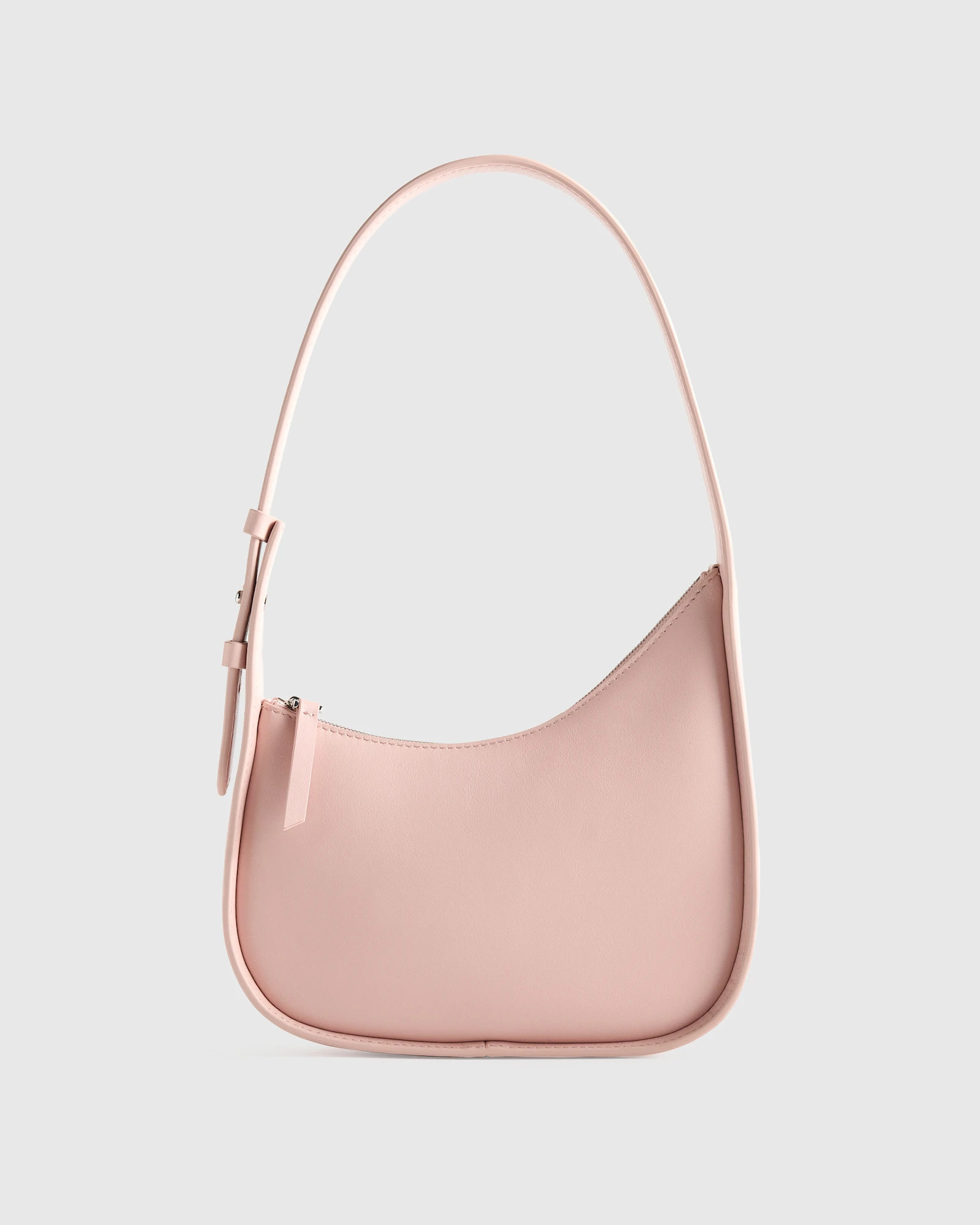 Italian Leather Asymmetrical Mini Shoulder Bag | Quince