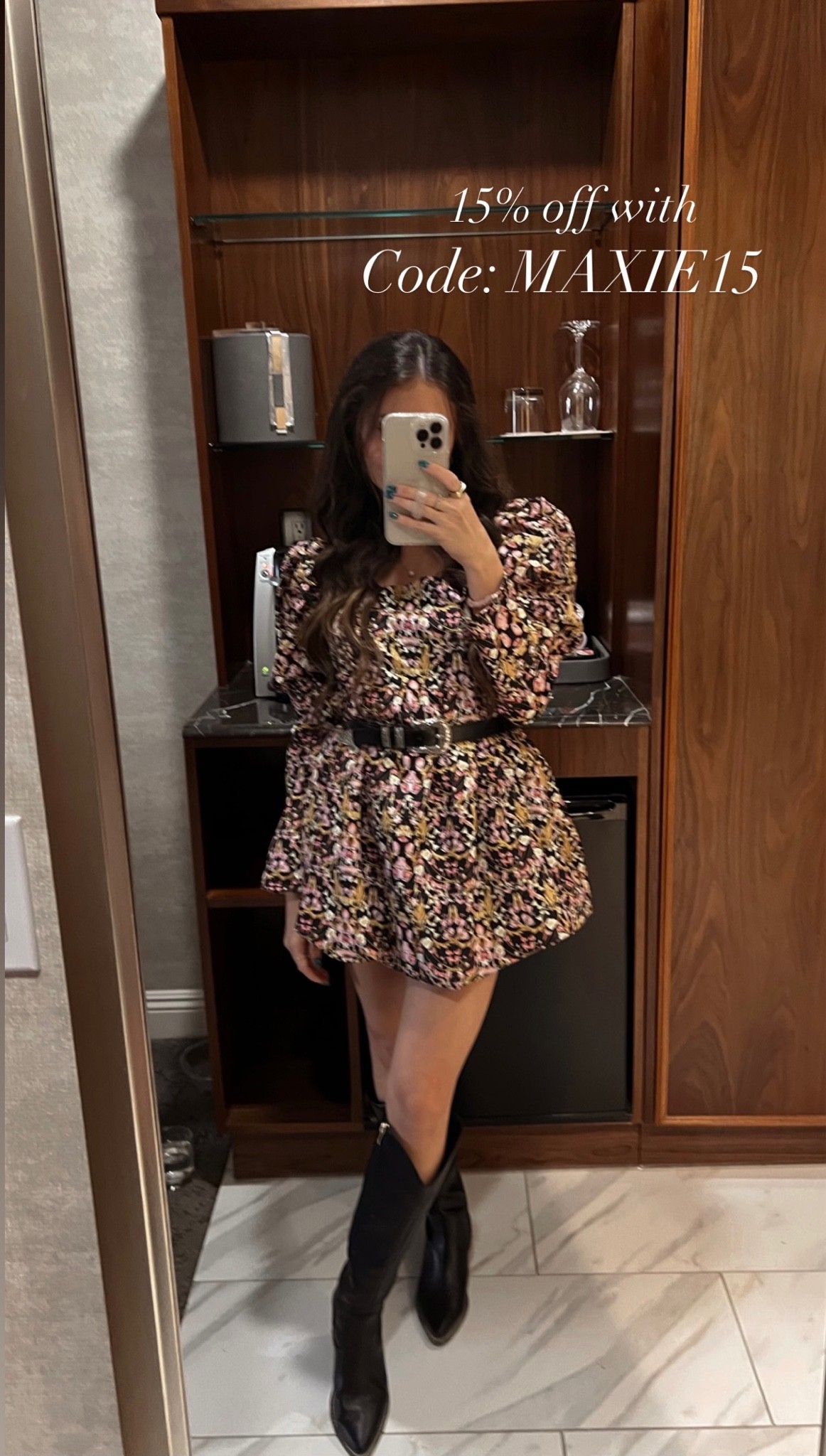 Wine tasting outfit the other day! Get 15% off BuddyLove with code MAXIE15!

Winery outfit fall, dinner date outfit, fall outfit idea, fall dinner date, fall dress, floral dress, long sleeve dress, puffy sleeve dress, thanksgiving outfit 2022, wine tasting outfit

#LTKtravel #LTKsalealert #LTKshoecrush