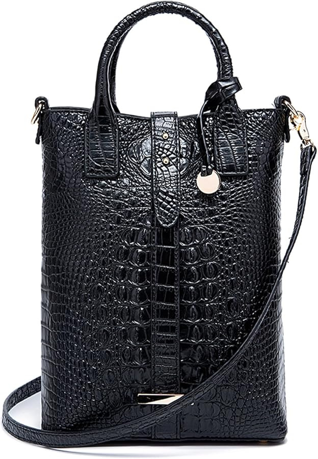 Makcr Joacbv Elegant Women Crocodile Tote Bag Trendy Office & Work Purse Classic Leather Handbag ... | Amazon (US)