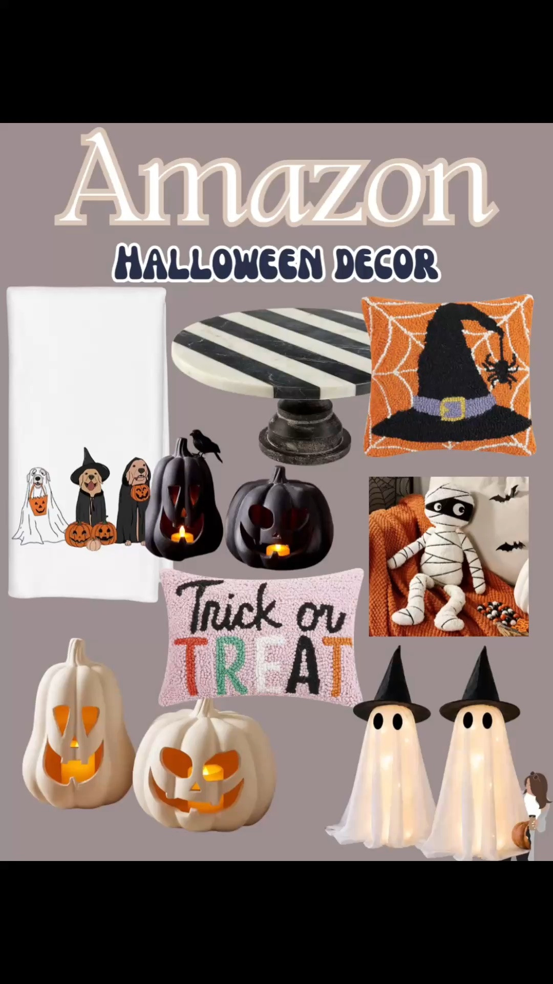 Amazon Halloween home decor 

Halloween decor, halloween 2026, halloween decorations, Halloween, retro, preppy, Home decor, fall home decor, fall patio decor, fall home, wreath, door hanger, candle, kitchen, boho, bohemian, Halloween decor, amazon home, found it on amazon, fall decor, throw pillow, living room decor, bedroom decor, modern, organic modern, French country, orange, leaves, tablescape, patio decor, shelf styling, shelf decor, pottery barn dupes, pottery barn inspired, shaped throw pillows, pumpkin pillow, fall pillow
#amazon #falldecor #fallhomedecor

#LTKHalloween

#LTKHome #LTKSeasonal