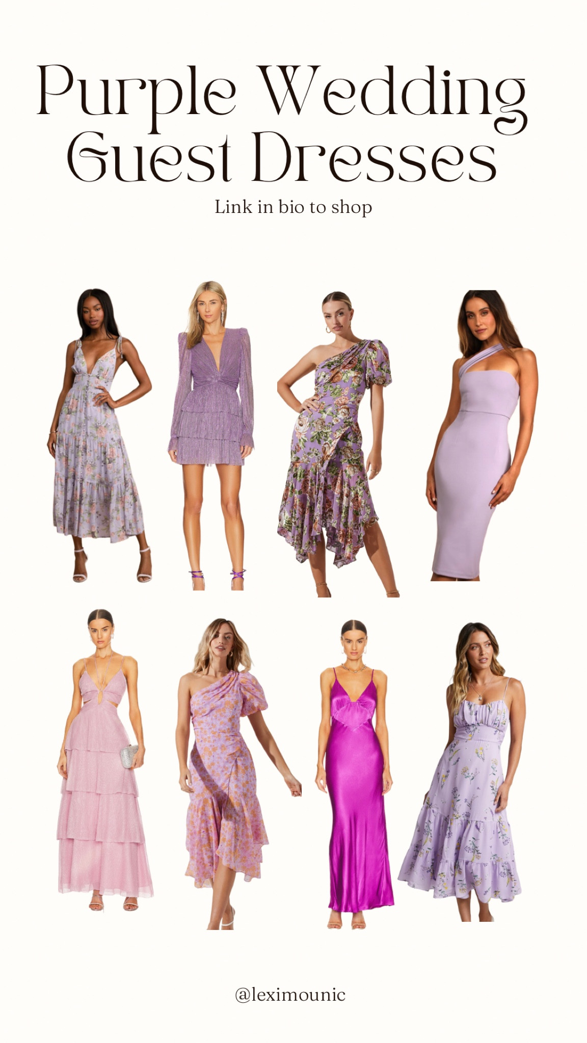 Wedding guest dresses that are PURPLE

#LTKfit #LTKFind #LTKwedding
