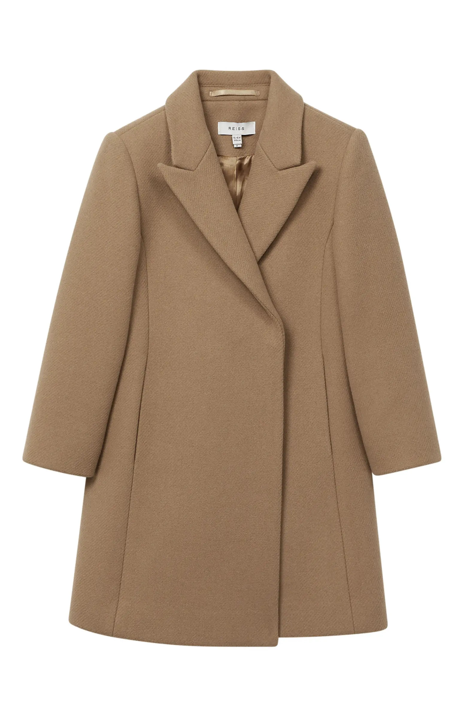 Reiss Kids' Harlow Sr. Wool Blend Coat | Nordstrom | Nordstrom