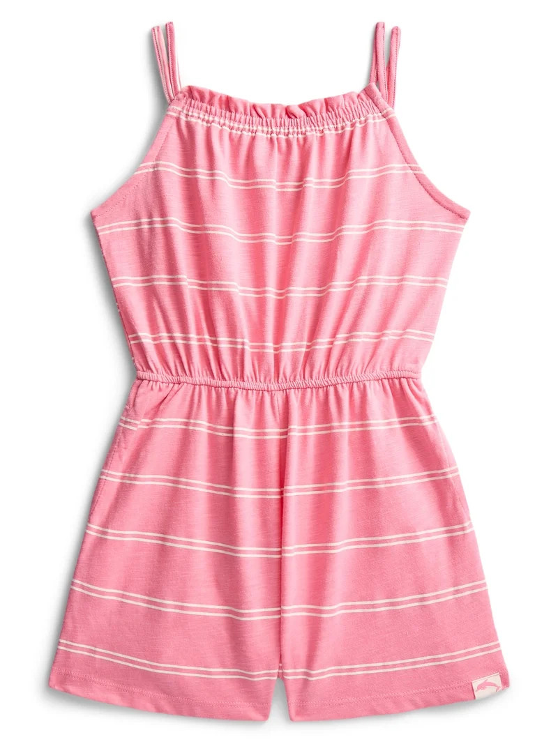 Wonder Nation Girls Textured Woven Cotton Top and Shorts Outfit Set, 2-Piece, Sizes 4-10 | Walmart (US)