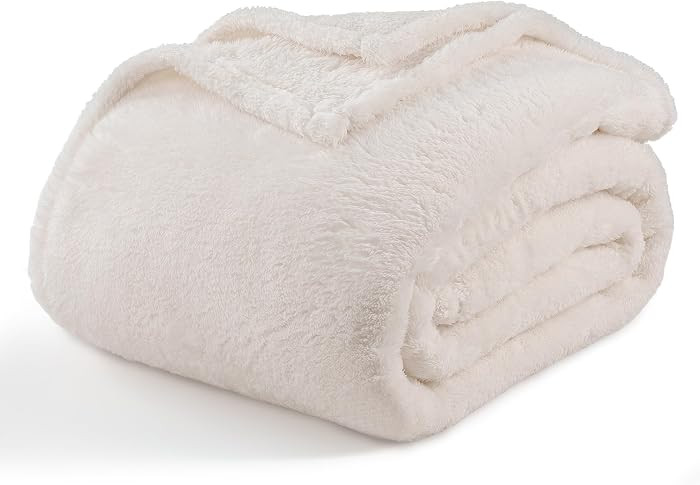 Berkshire Blanket Classic Extra-Fluffy™ Plush Throw Blanket, Soft Fuzzy Fluffy Long Hair Throw ... | Amazon (US)