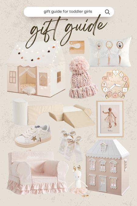 Gift guide for toddler girls, all the best presents for kids! Doll house, beanie, ballet photo, play house, sneakers 

#LTKkids #LTKGiftGuide #LTKHoliday