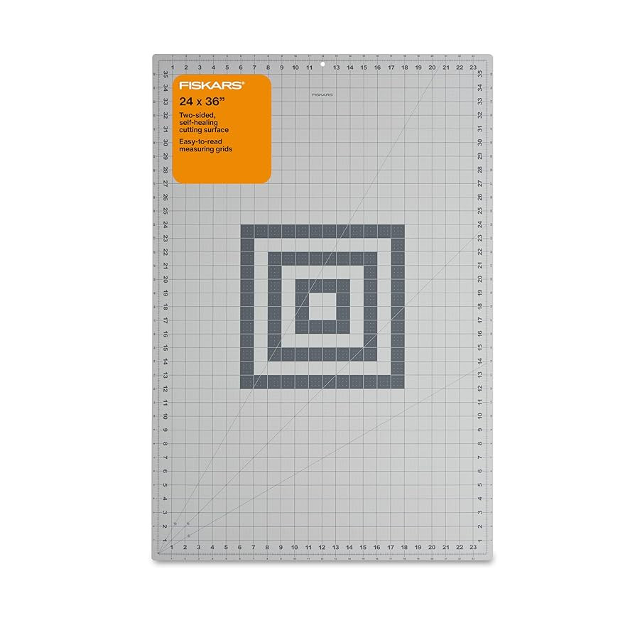 Fiskars Self Healing Cutting Mat for Quilting, Arts and Crafts, 24" x 36" Grid, Sewing Mat, Craft... | Amazon (US)
