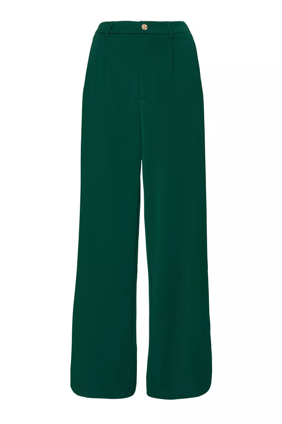 Home/Party/Bottle Green Wide Leg Trousers | Quiz Clothing