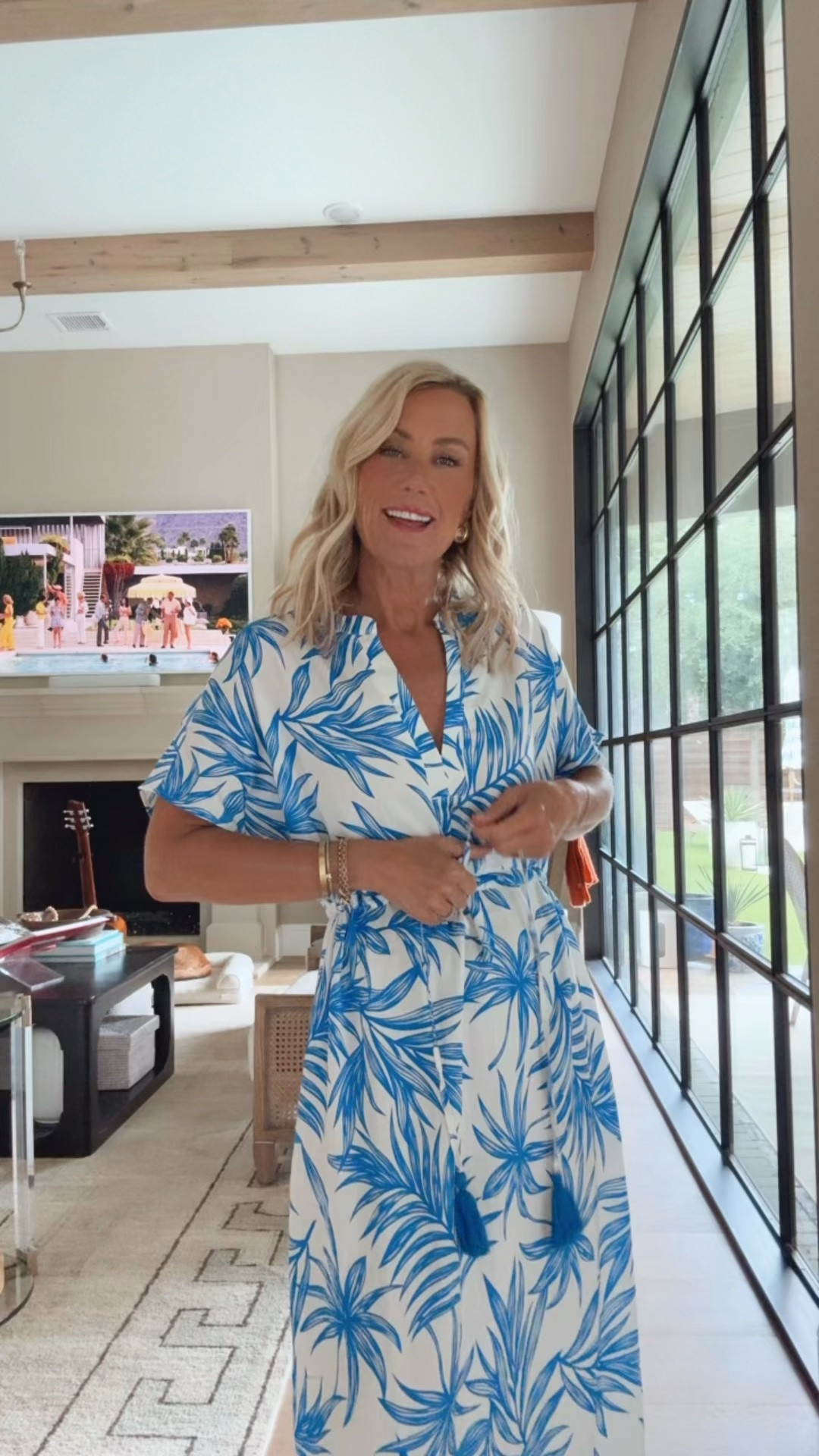 We love a caftan moment! This one is darling. 
Dress: XS

#LTKootd #LTKSeasonal #LTKOver40