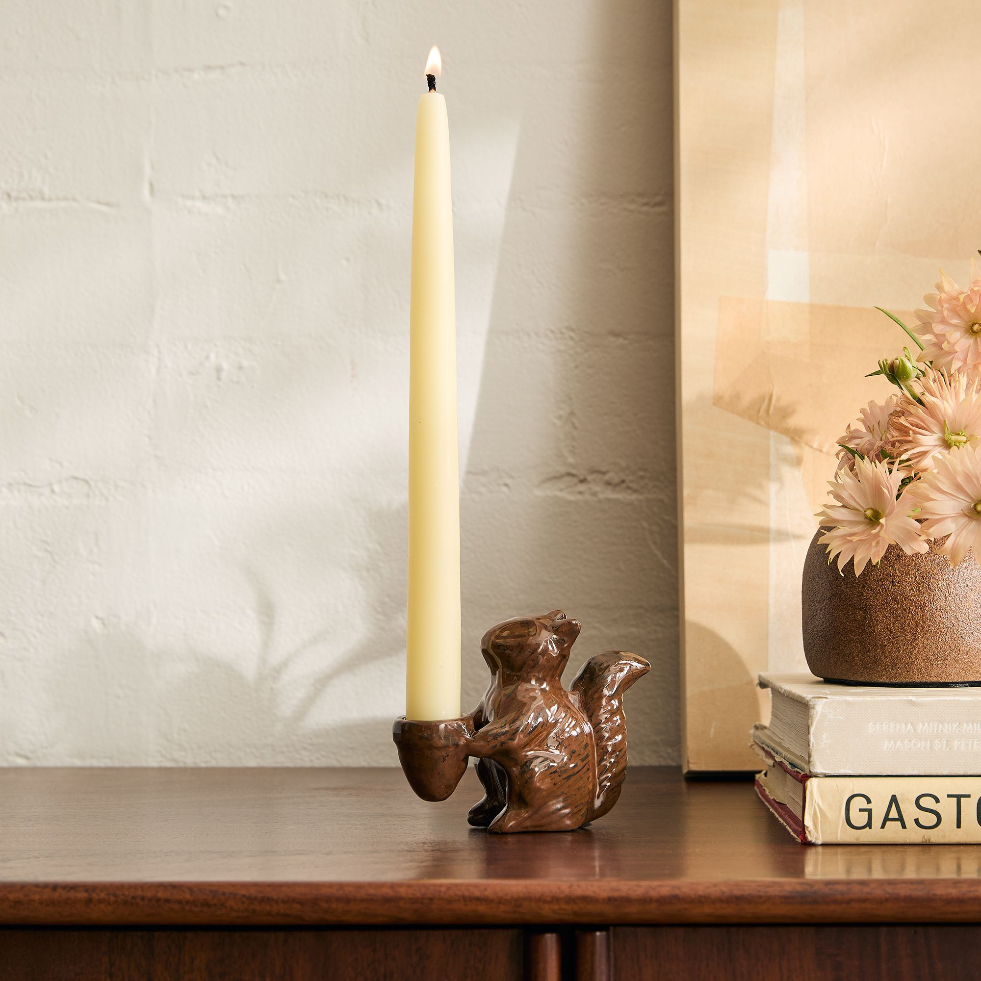 Metal Squirrel Taper Holder | West Elm (US)