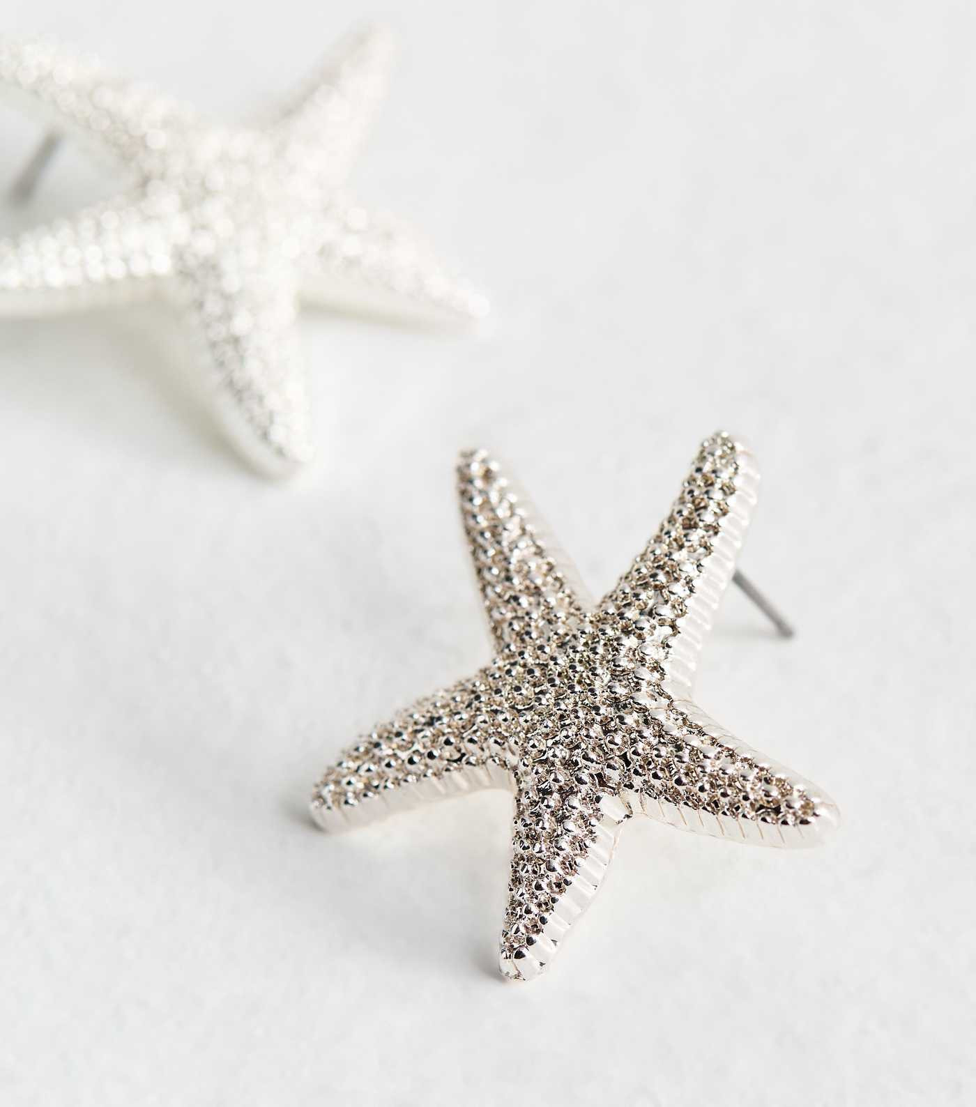 Silver-Tone Starfish Stud Earrings | New Look | New Look (UK)
