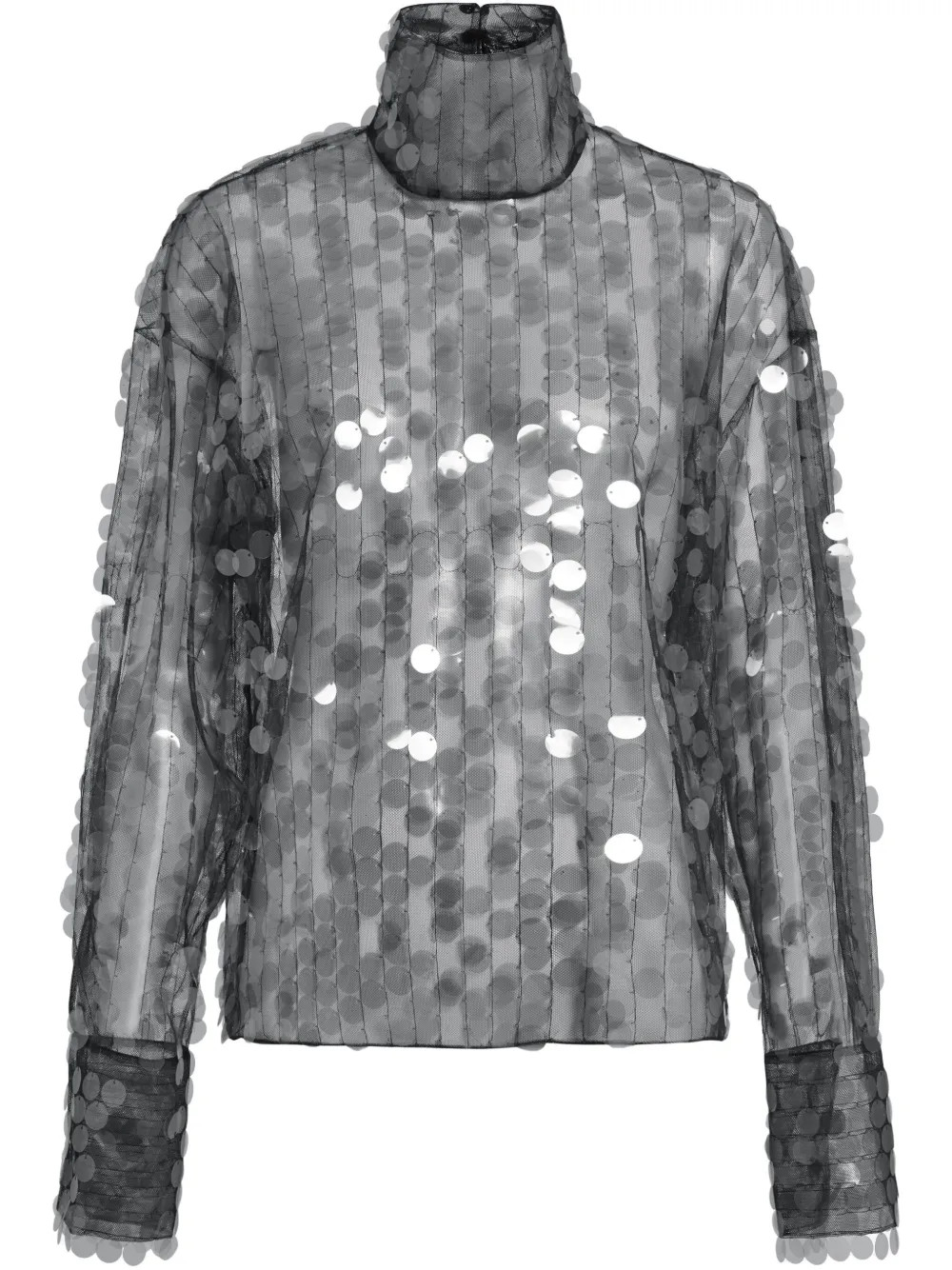 16Arlington Olall Sequinned Top | Black | FARFETCH | Farfetch Global