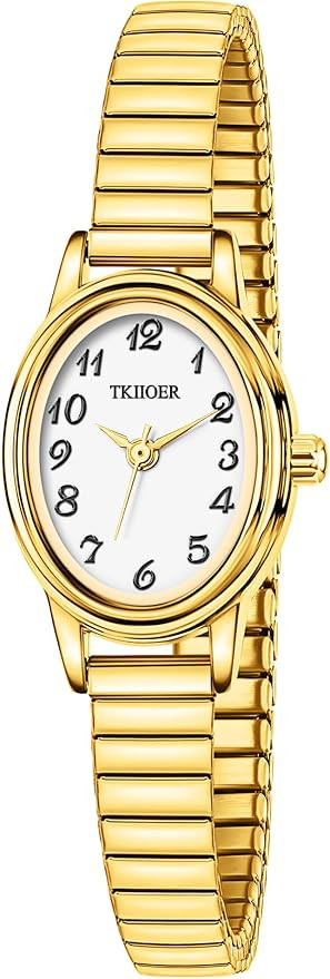 Dainty Gold Watches for Women, Easy to Read Ladies Analog Watch, 30M Waterproof, Luminous Dial, S... | Amazon (US)