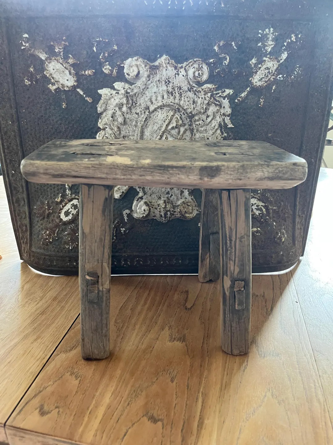 Primitive European Small Wood Farmhouse Milking Stool - Etsy | Etsy (US)