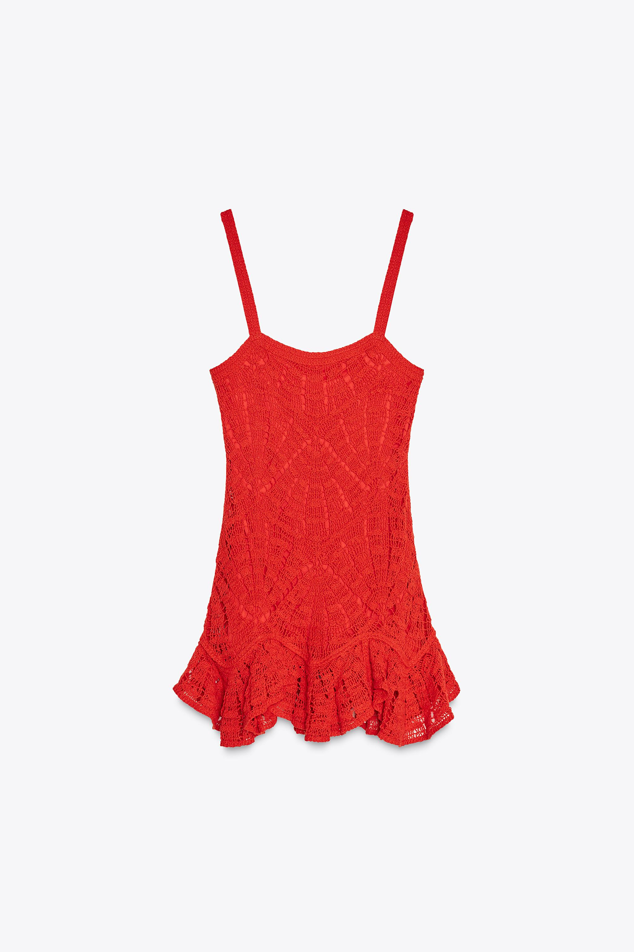 PEPLUM CROCHET DRESS | Zara UK