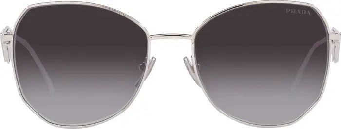Prada 57mm Gradient Round Sunglasses | Nordstrom | Nordstrom