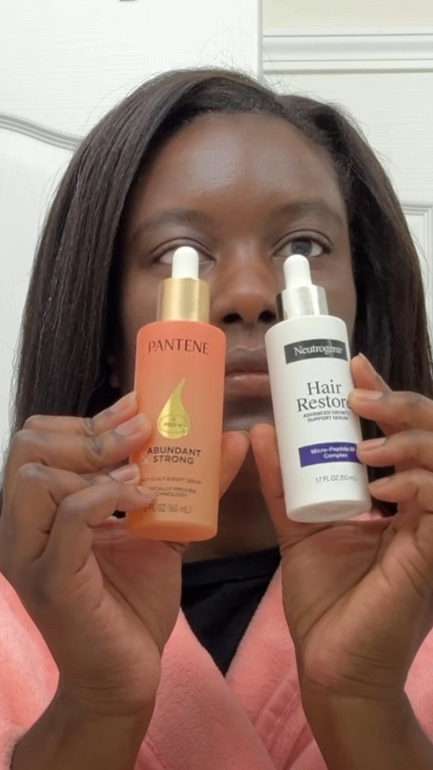 Now that I'm a little over 40, I've started taking a more targeted approach to thinning hair. I've added these two scalp serums to my routine. One focuses on reducing hair loss, while the other supports hair growth and helps reduce shedding. 
#haircare #scalpcare 

 #LTKselfcare #LTKOver40 #LTKBeauty
