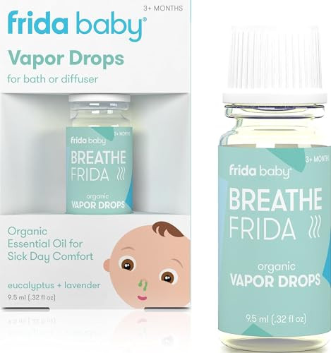 Frida Baby | Eucalyptus & Lavender Essential Oil for Bath or Diffuser| Ideal for Children and Adults| 1 pc 10ml, 10ml, 1 | Amazon (US)
