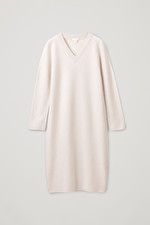 BOILED WOOL SEAMLESS DRESS | COS (US)