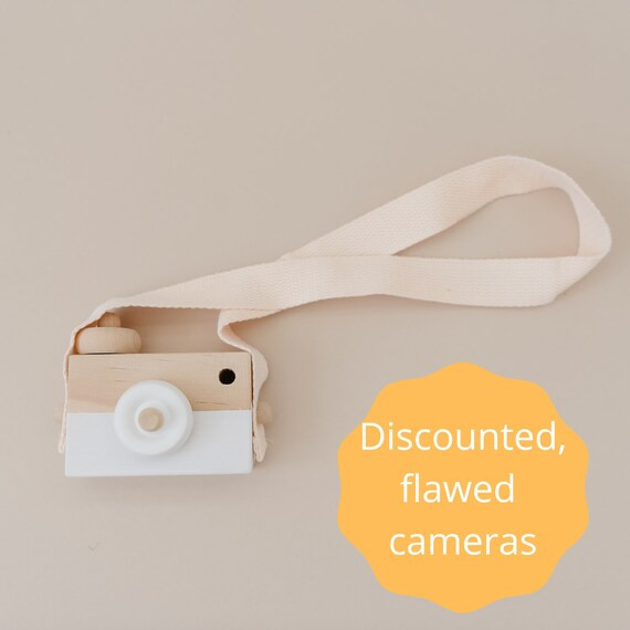 Wooden Baby Camera Flawed Wooden Camera Wooden Camera Toy - Etsy | Etsy (US)