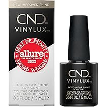 Top Coat Longwear Nail Polish by CND, Gel-like Shine & Chip Resistant, High Gloss, 0.5 Fl Oz (Packag | Amazon (US)