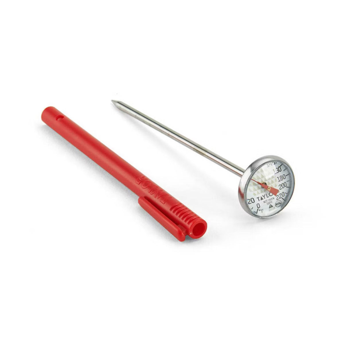Taylor 1" Instant-Read Analog Dial Kitchen Meat Cooking Thermometer: Stainless Steel, 0-220°F, S... | Target