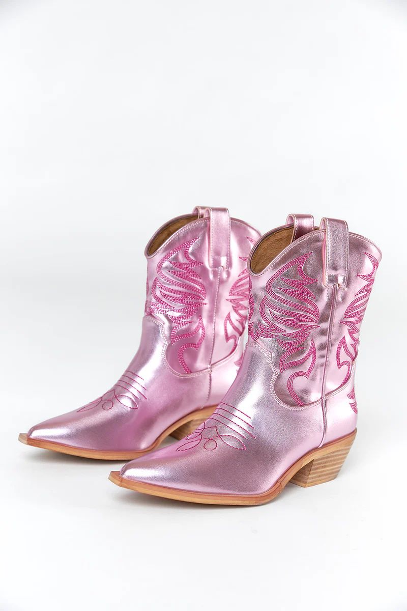 Zen Western Boot - Pink | BuddyLove