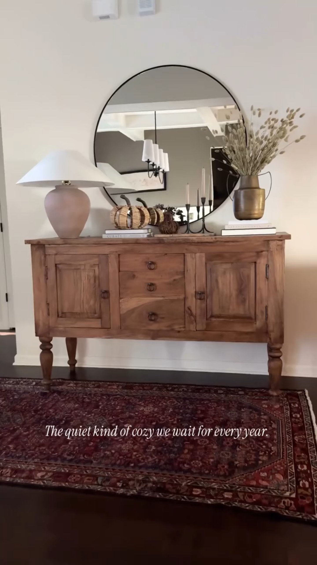 Nothing fancy — just fall finding its way home. 🍂 

fall entryway decor, fall console table, fall console styling, fall home decor, fall table styling, entryway fall ideas, fall home styling, fall decor inspo, cozy fall decor, modern fall home, modern cottage, neutral fall decor, traditional fall decor, cozy home style, warm neutral home, modern traditional, rustic modern, timeless home decor, cottagecore fall, organic modern, entryway ideas, entryway console table, small entryway styling, hallway decor ideas, entry table inspiration, entryway makeover, front door entryway decor

#fallentrywaydecor #fallhomestyling #moderncottagehome #neutralfalldecor

#LTKFindsUnder50 #LTKHome #LTKStyleTip