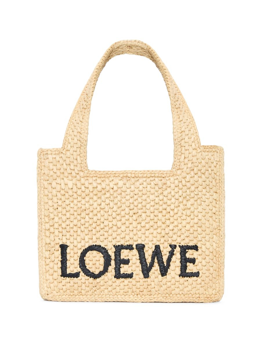 LOEWE x Paula's Ibiza Mini Raffia Tote Bag | Saks Fifth Avenue