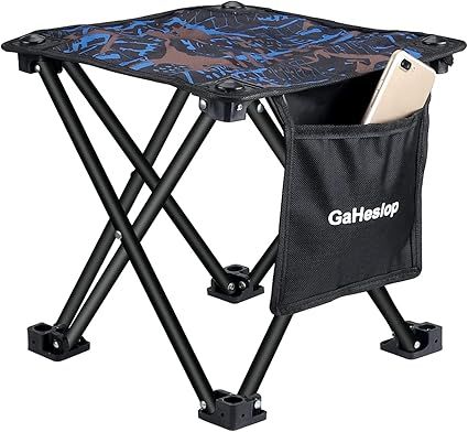 GaHeslop Small Camping Stool, Fishing Travel Outdoor Folding Stool, Portable Stool for Camping Wa... | Amazon (US)