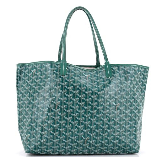 Goyard, Pre-Loved Saint Louis Tote Coated Canvas PM, Green | Amazon (US)