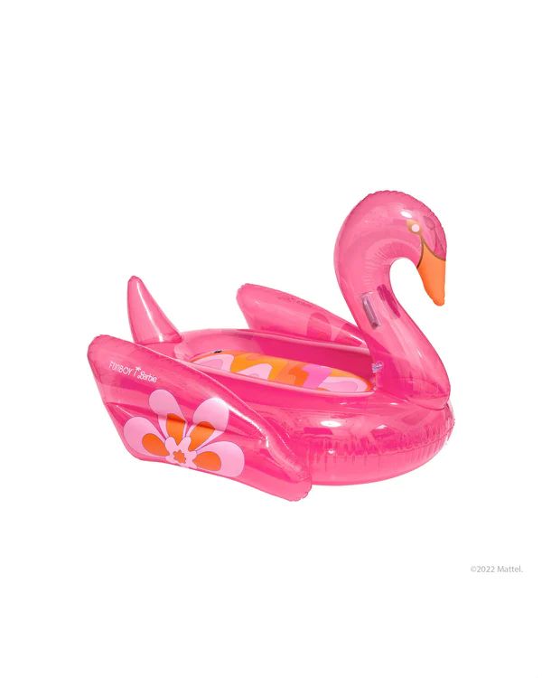 FUNBOY X Barbie™ Dream Clear Pink Swan Float | FUNBOY