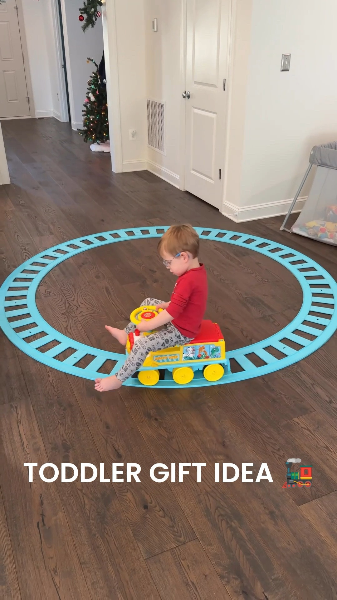 It’s been 2 years and this train is still chugging along 🚂😂
Jackson got it for Christmas 2 years ago and it’s one of the few toys that hasn’t lost its magic. It charges, plays music, and the track takes less than 2 minutes to set up and tear down — which is basically the mom dream.

#ToddlerGifts #GiftGuideForToddlers #ToddlerToys #HolidayShopping gifts for toddlers 

#LTKCyberWeek #LTKHoliday #LTKKids
