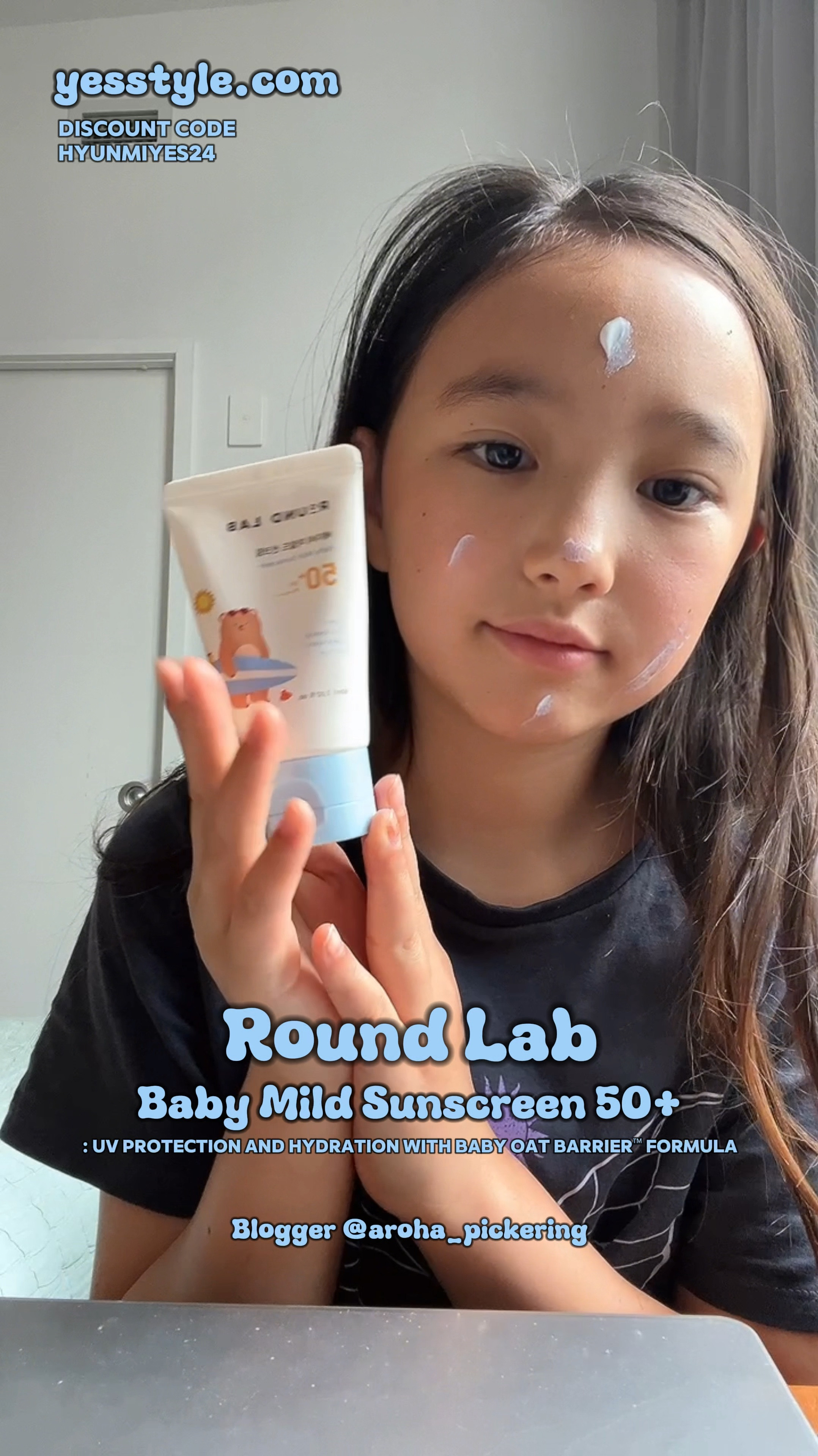 Worldwide Shipping✈️
Discount Code : HYUNMIYES24
@yesstyle @yesstyleinfluencers 
*gifted
———
20% Off till December 10, 2024♥️

⭐️No white cast, very mild, Oat formula+
⭐️Cute design, not just for baby, for everyone who love mild formula ✨

#YesStyle #YesStyleInfluencers #YesStyleReview 
#yesstylecode #yesstylediscount 

#ROUNDLAB #roundlabbaby #babysuncream
#babymildsunscreen #mildsunscreen #라운드랩 #라운드랩선크림 #라운드랩베이비마일드선크림 

#예스스타일 #예스스타일인플루언서 

#shopltk #ltkbaby #ltkunder50 #ltkbeauty 

#LTKFindsUnder50 #LTKBaby #LTKBeauty
