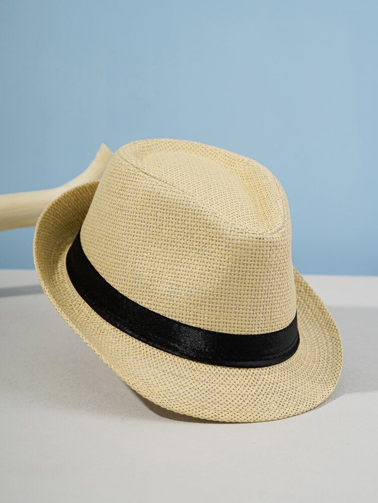 Men Belt Decor Straw Hat | SHEIN
