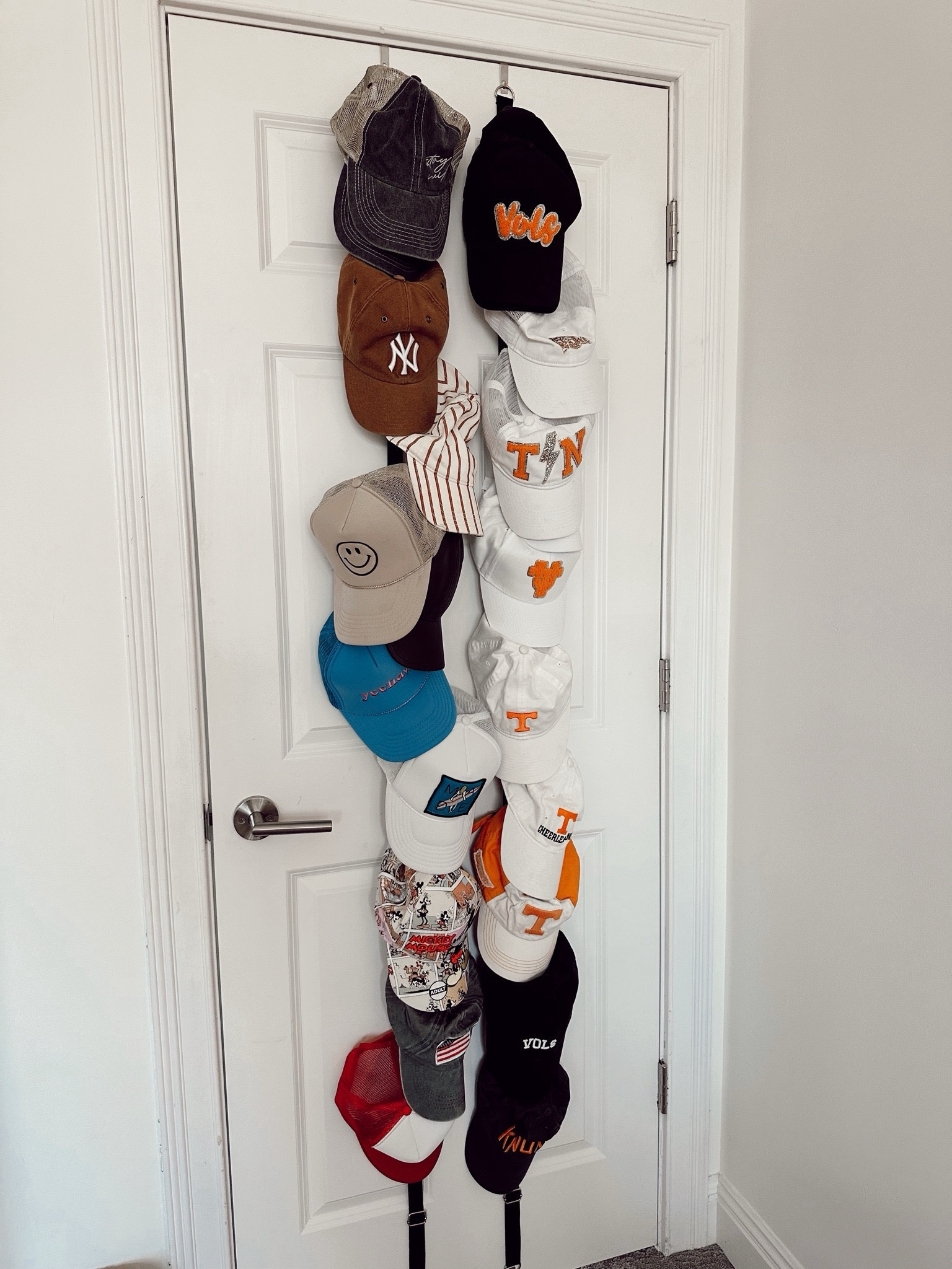 Over the door hat organizers 

#LTKstyletip #LTKhome #LTKfindsunder50